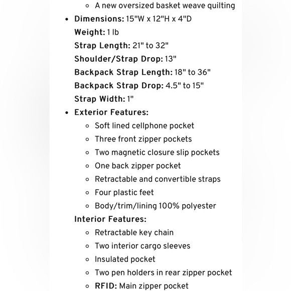 Lug Zipliner, Gingham Black, NWT - Picture 10 of 10